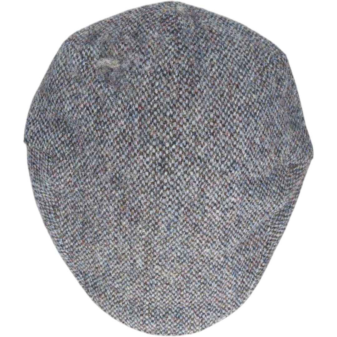 Harris Tweed hunting cap, one size fits all wool gray type Vintage Second Hand