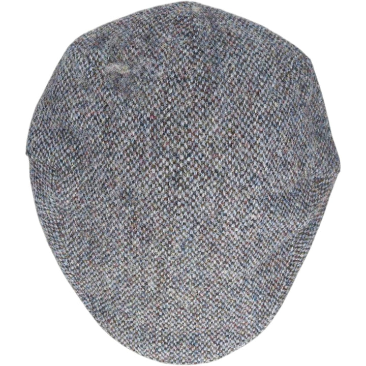 Harris Tweed hunting cap, one size fits all wool gray type Vintage Second Hand