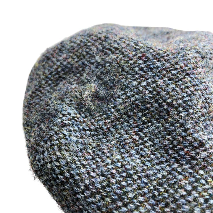 Harris Tweed hunting cap, one size fits all wool gray type Vintage Second Hand