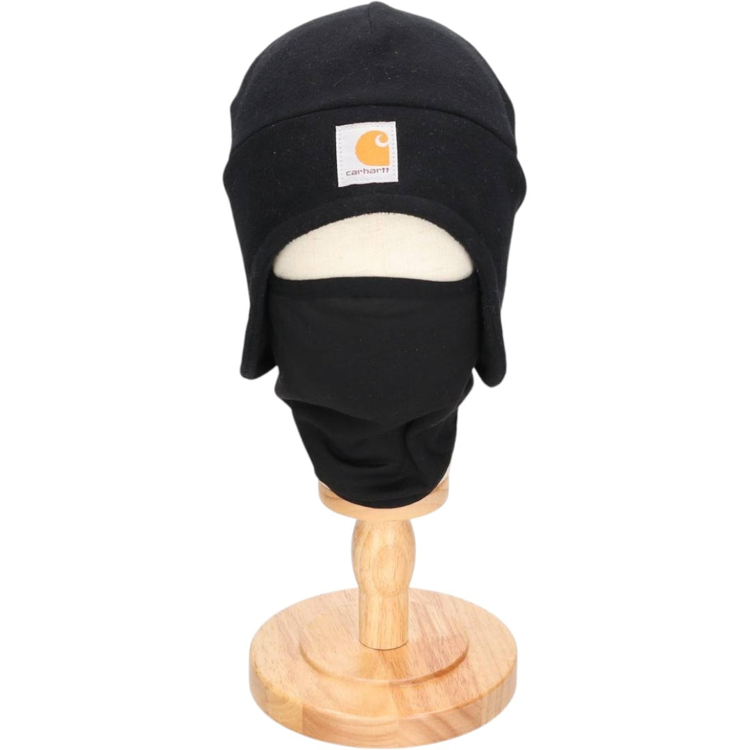 Carhartt Face Mask, Fleece Knit Hat, Beanie, One Size Fits Most polyester black type Vintage Second Hand