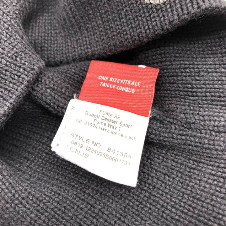 PUMA knit beanie, one size fits all unclear black type Vintage Second Hand