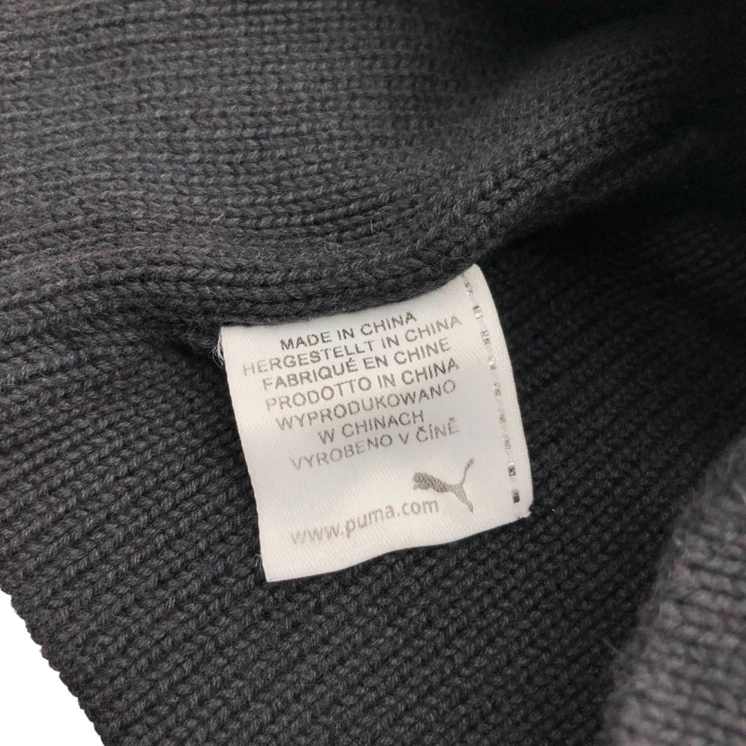 PUMA knit beanie, one size fits all unclear black type Vintage Second Hand