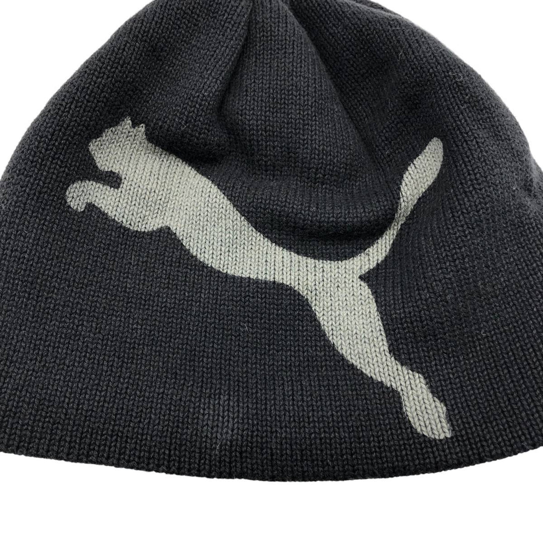PUMA knit beanie, one size fits all unclear black type Vintage Second Hand