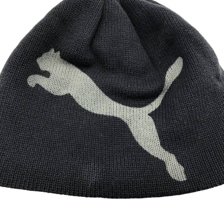 PUMA knit beanie, one size fits all unclear black type Vintage Second Hand