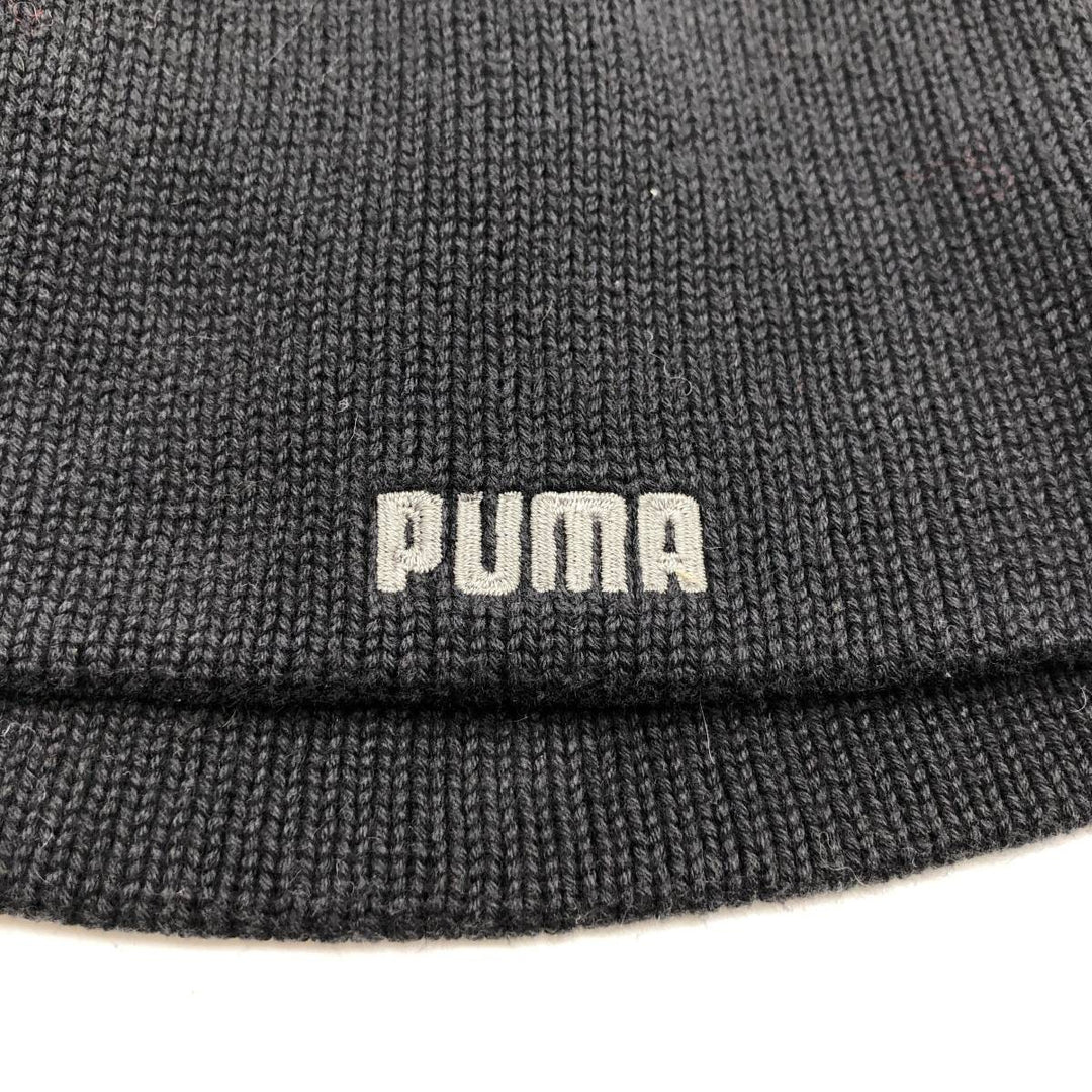 PUMA knit beanie, one size fits all unclear black type Vintage Second Hand