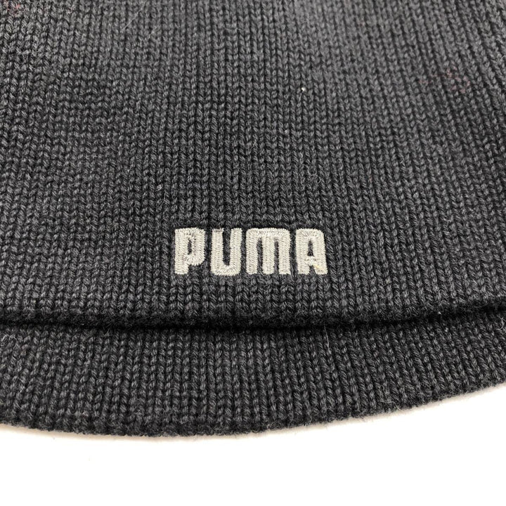 PUMA knit beanie, one size fits all unclear black type Vintage Second Hand