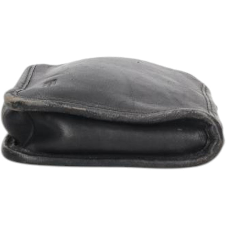 90'S Coach OLD COACH Vintage clutch bag genuine leather black type Vintage Second Hand