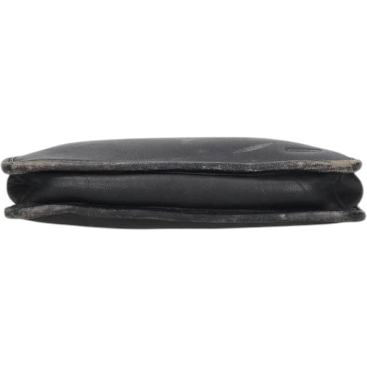 90'S Coach OLD COACH Vintage clutch bag genuine leather black type Vintage Second Hand