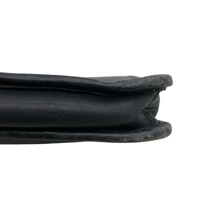 90'S Coach OLD COACH Vintage clutch bag genuine leather black type Vintage Second Hand