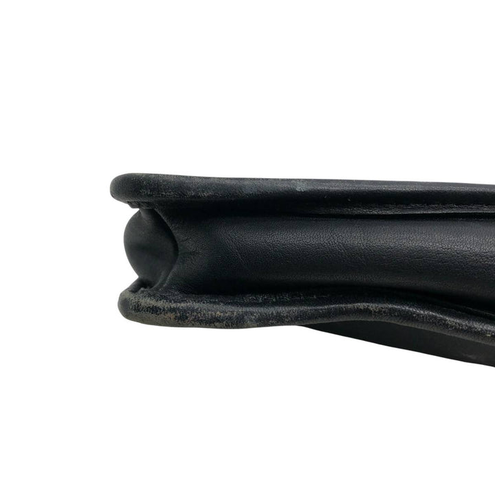 90'S Coach OLD COACH Vintage clutch bag genuine leather black type Vintage Second Hand