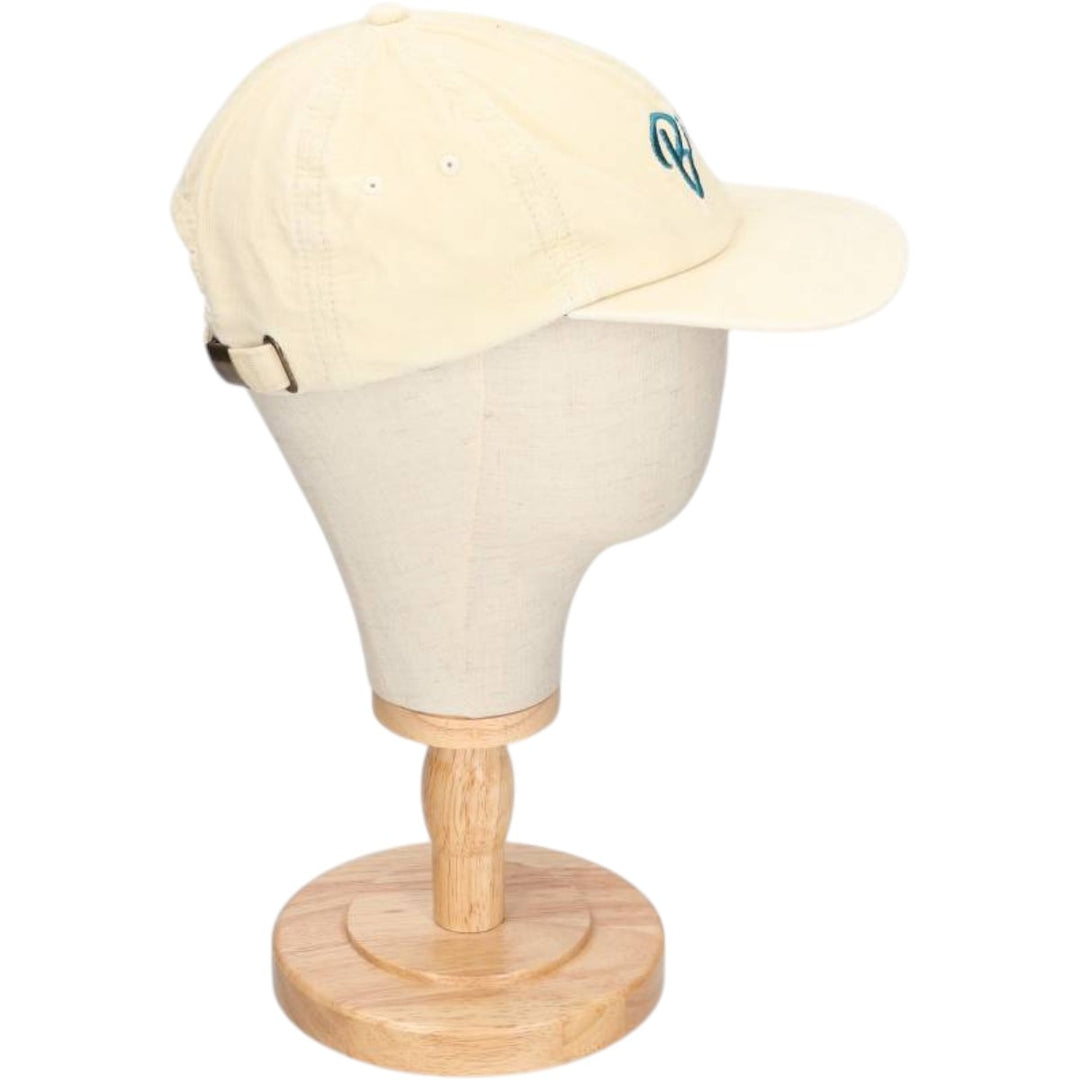 BRIST BLANKS Corduroy Cap (Free Size) cotton ivory Vintage Second Hand