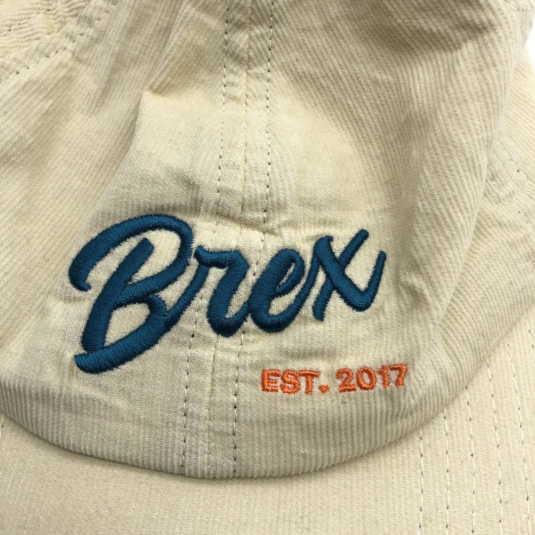 BRIST BLANKS Corduroy Cap (Free Size) cotton ivory Vintage Second Hand