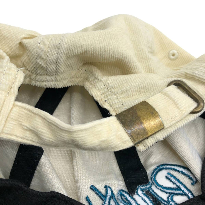 BRIST BLANKS Corduroy Cap (Free Size) cotton ivory Vintage Second Hand