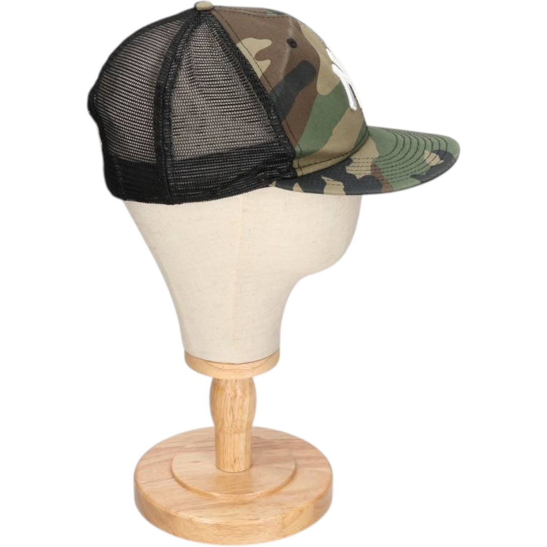 New Era MLB New York Yankees Camouflage Pattern Realtree Camo Mesh Cap, One Size Fits Most cotton Khaki type Vintage Second Hand