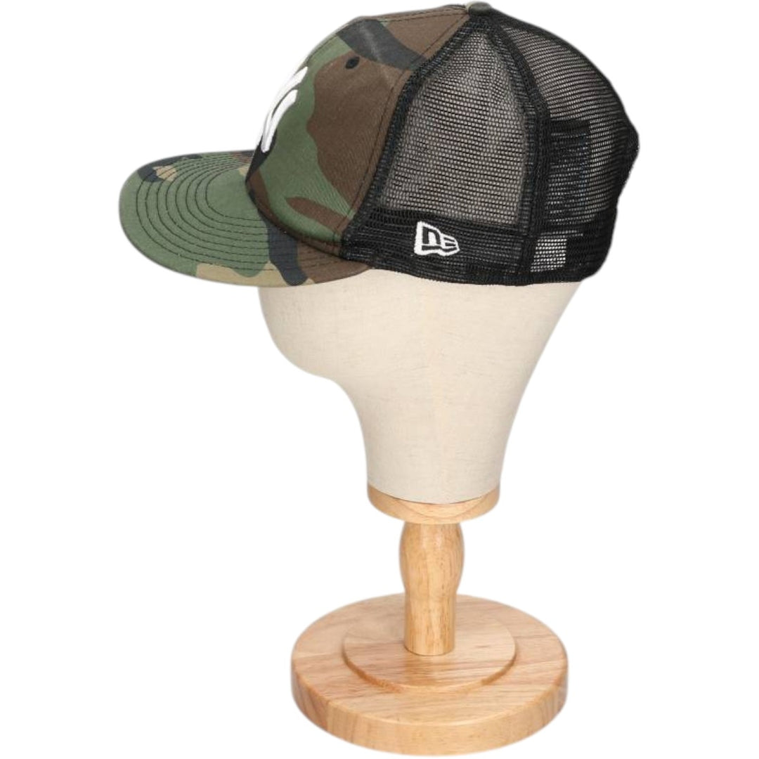 New Era MLB New York Yankees Camouflage Pattern Realtree Camo Mesh Cap, One Size Fits Most cotton Khaki type Vintage Second Hand