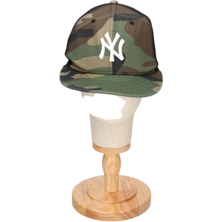 New Era MLB New York Yankees Camouflage Pattern Realtree Camo Mesh Cap, One Size Fits Most cotton Khaki type Vintage Second Hand