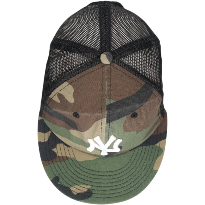 New Era MLB New York Yankees Camouflage Pattern Realtree Camo Mesh Cap, One Size Fits Most cotton Khaki type Vintage Second Hand