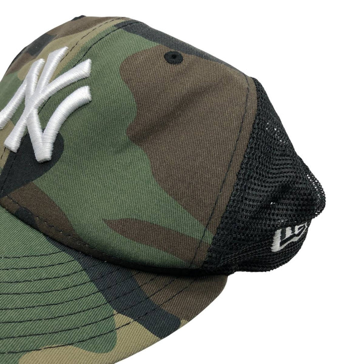 New Era MLB New York Yankees Camouflage Pattern Realtree Camo Mesh Cap, One Size Fits Most cotton Khaki type Vintage Second Hand