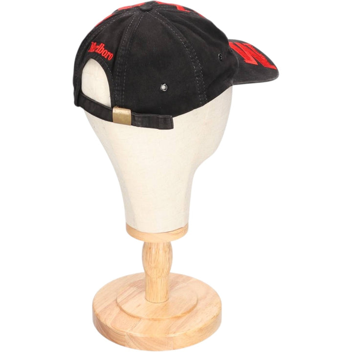 Vintage 1990'S Marlboro Advertising Baseball Cap, One Size Fits All unclear black type Vintage Second Hand
