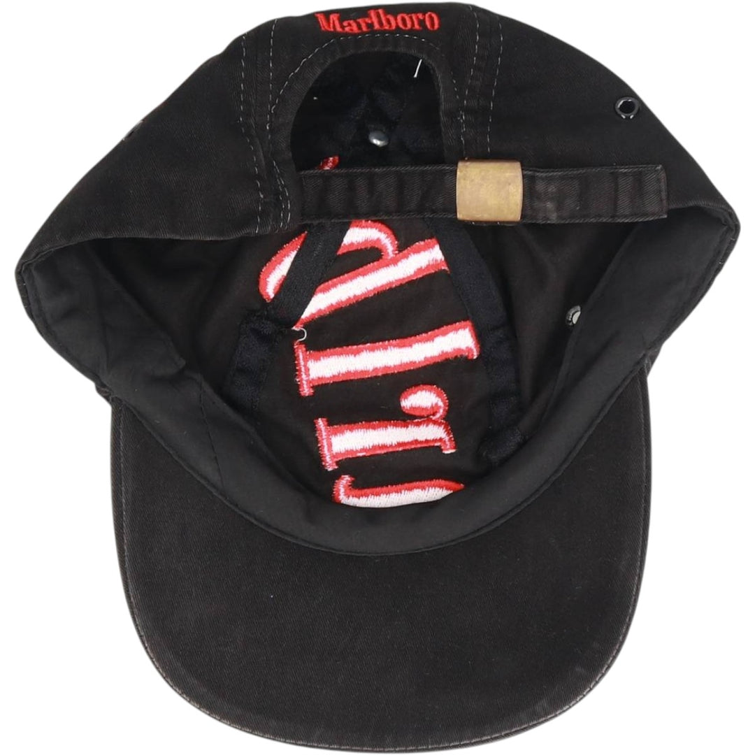 Vintage 1990'S Marlboro Advertising Baseball Cap, One Size Fits All unclear black type Vintage Second Hand