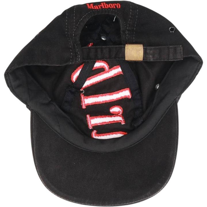 Vintage 1990'S Marlboro Advertising Baseball Cap, One Size Fits All unclear black type Vintage Second Hand