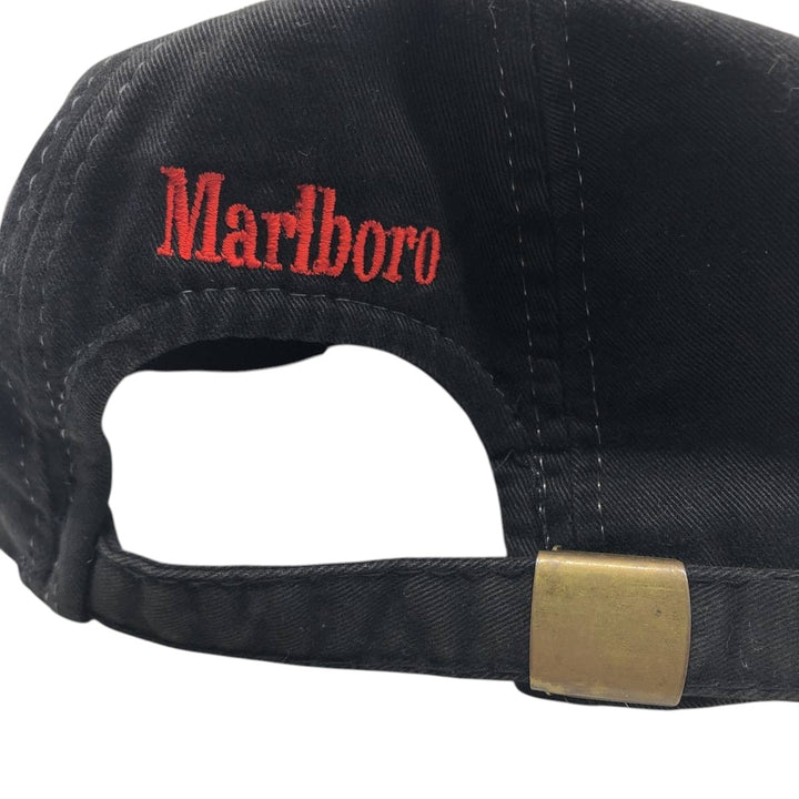 Vintage 1990'S Marlboro Advertising Baseball Cap, One Size Fits All unclear black type Vintage Second Hand