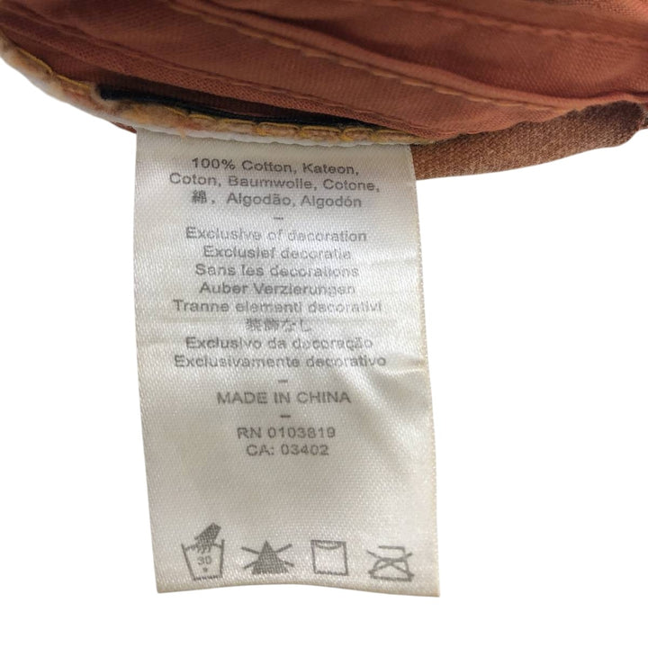 00'S Harley-Davidson Advertising Baseball Cap 6-Panel Cap One Size Fits Most cotton orange type Vintage Second Hand