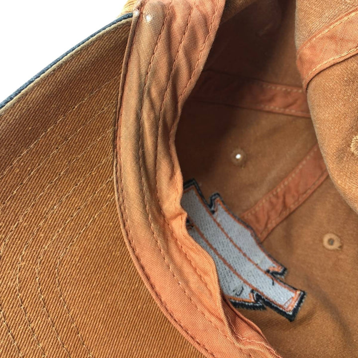 00'S Harley-Davidson Advertising Baseball Cap 6-Panel Cap One Size Fits Most cotton orange type Vintage Second Hand