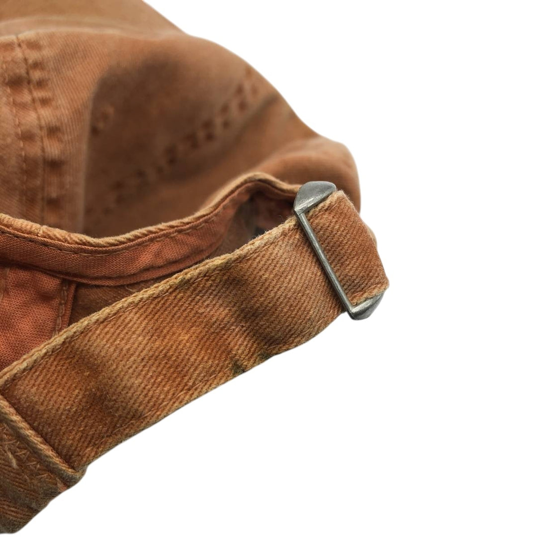 00'S Harley-Davidson Advertising Baseball Cap 6-Panel Cap One Size Fits Most cotton orange type Vintage Second Hand