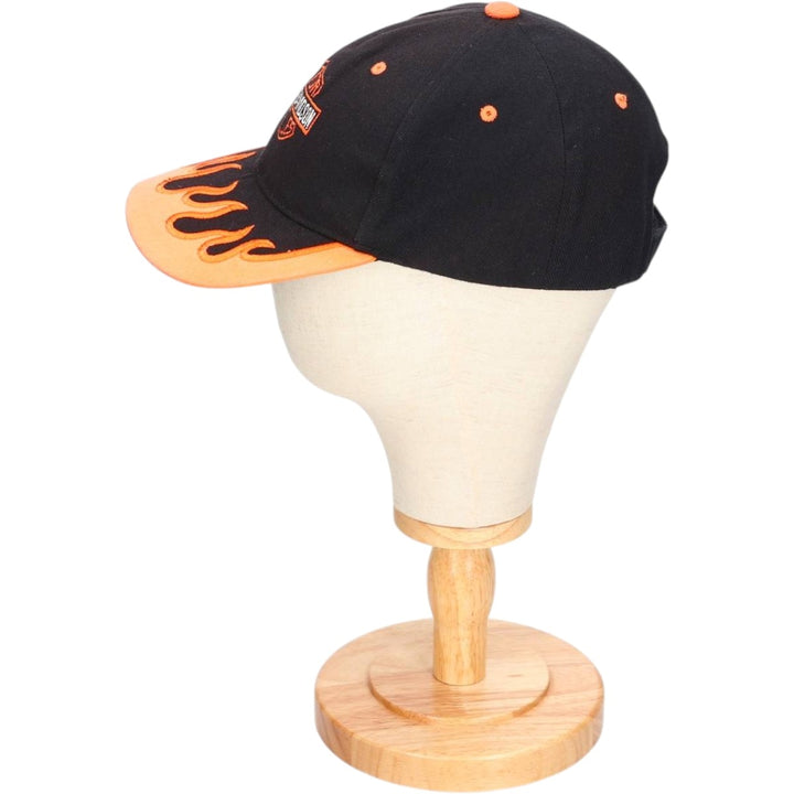 Harley-Davidson Fire Pattern Baseball Cap, 6-Panel, One Size Fits Most unclear black type Vintage Second Hand