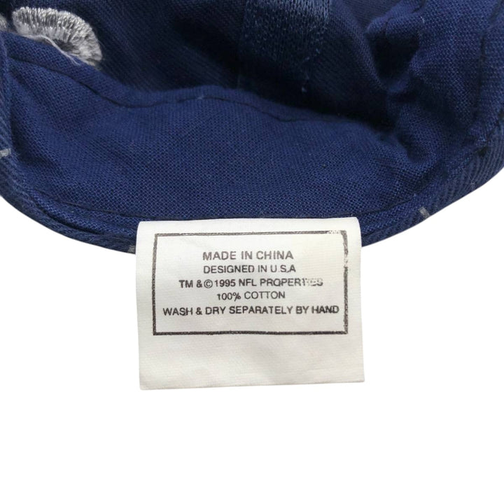4REAL NFL DALLAS COWBOYS Dallas Cowboys Stripe Pattern Baseball Cap, One Size Fits Most cotton navy blue type Vintage Second Hand