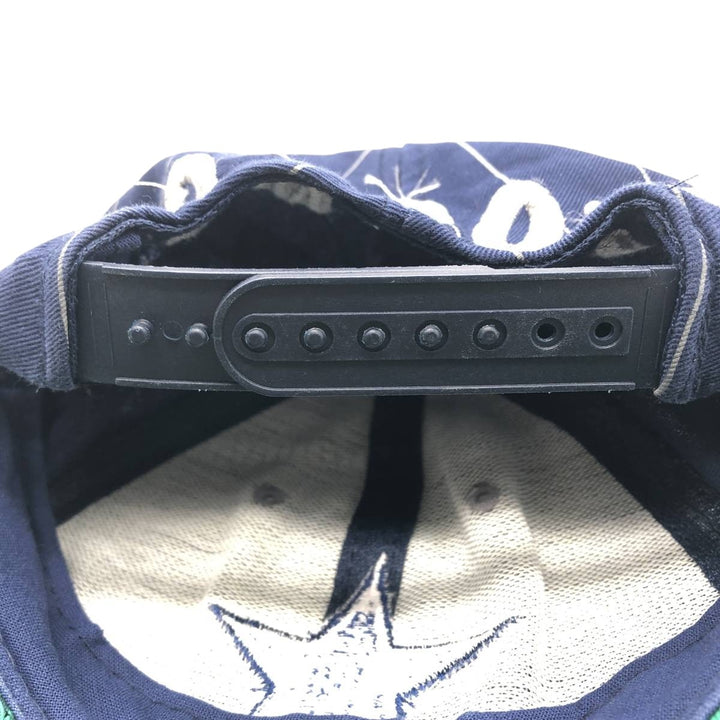 4REAL NFL DALLAS COWBOYS Dallas Cowboys Stripe Pattern Baseball Cap, One Size Fits Most cotton navy blue type Vintage Second Hand