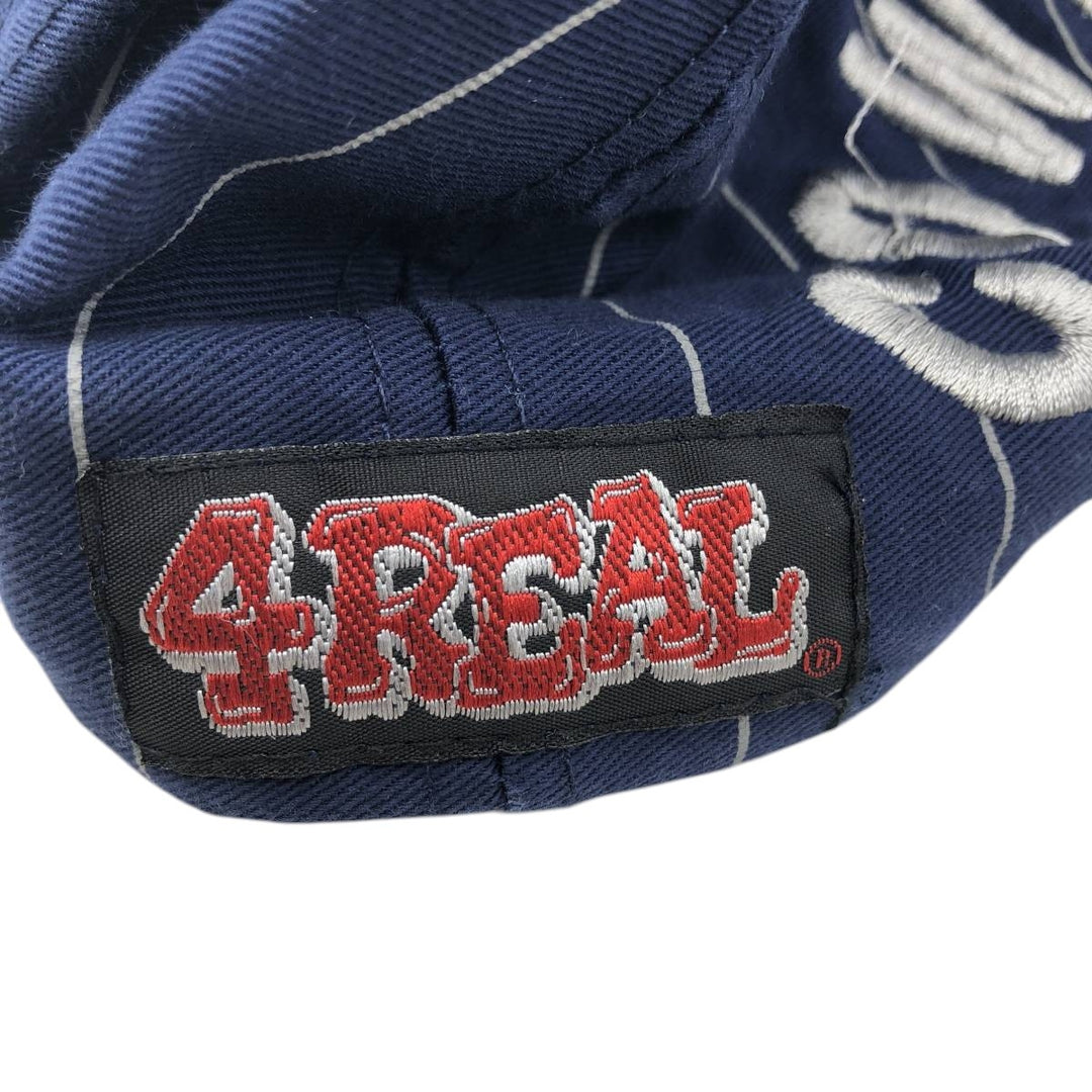 4REAL NFL DALLAS COWBOYS Dallas Cowboys Stripe Pattern Baseball Cap, One Size Fits Most cotton navy blue type Vintage Second Hand