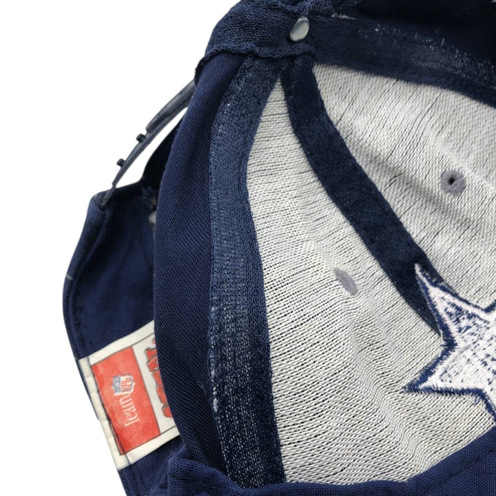 4REAL NFL DALLAS COWBOYS Dallas Cowboys Stripe Pattern Baseball Cap, One Size Fits Most cotton navy blue type Vintage Second Hand