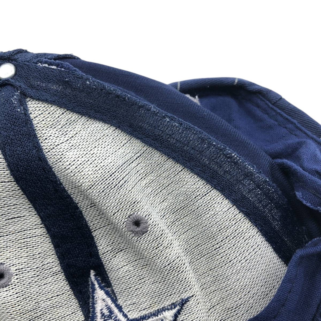 4REAL NFL DALLAS COWBOYS Dallas Cowboys Stripe Pattern Baseball Cap, One Size Fits Most cotton navy blue type Vintage Second Hand