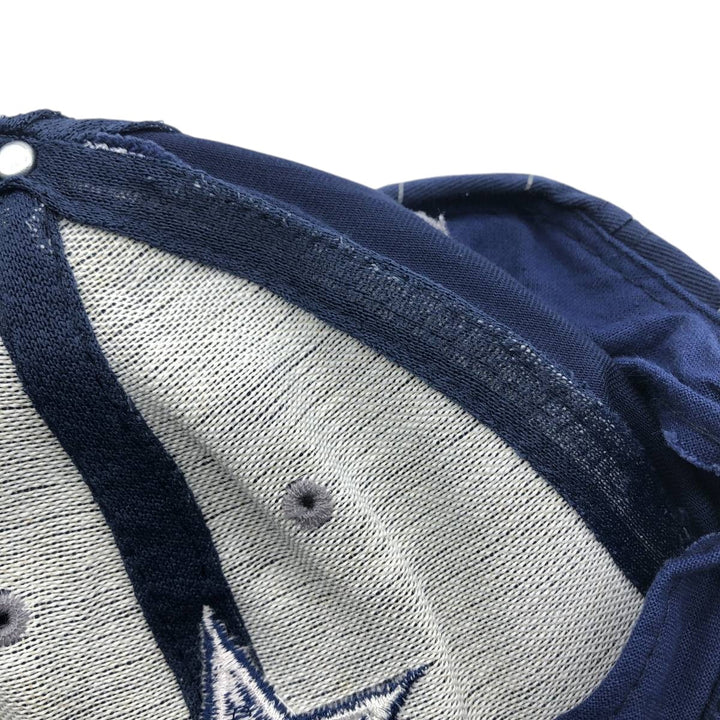 4REAL NFL DALLAS COWBOYS Dallas Cowboys Stripe Pattern Baseball Cap, One Size Fits Most cotton navy blue type Vintage Second Hand