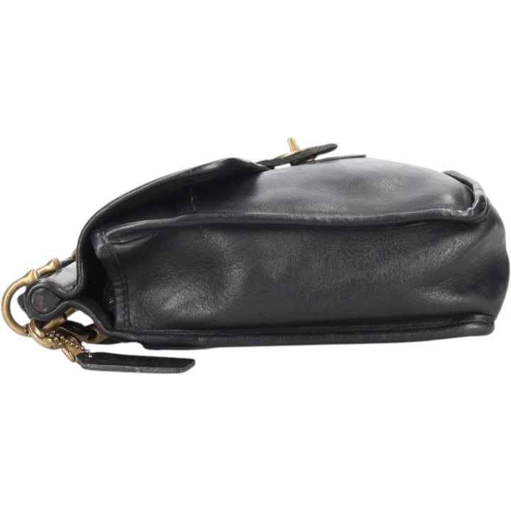 90'S Coach OLD COACH 2-WAY Shoulder Bag, Made in USA, Vintage genuine leather black type Vintage Second Hand