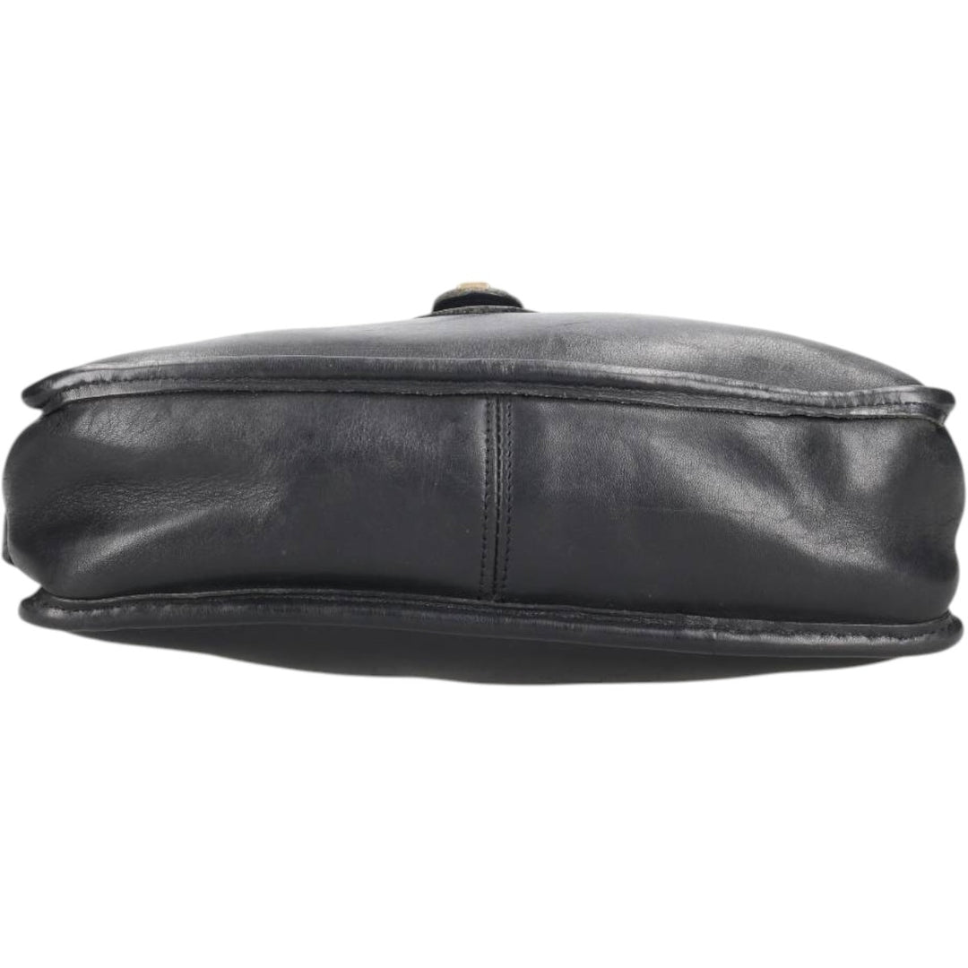 90'S Coach OLD COACH 2-WAY Shoulder Bag, Made in USA, Vintage genuine leather black type Vintage Second Hand