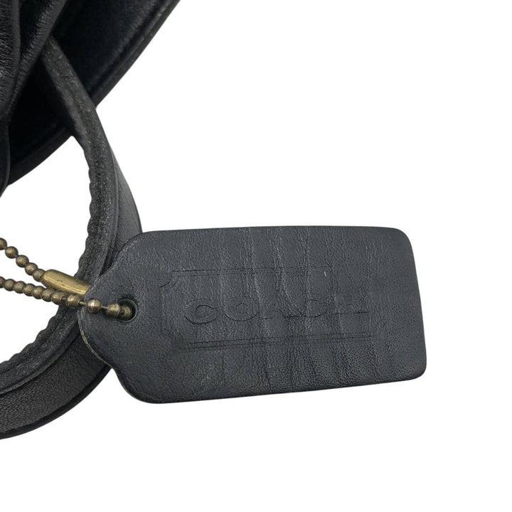 90'S Coach OLD COACH 2-WAY Shoulder Bag, Made in USA, Vintage genuine leather black type Vintage Second Hand