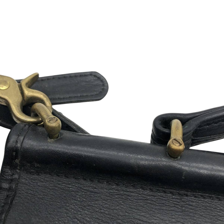 90'S Coach OLD COACH 2-WAY Shoulder Bag, Made in USA, Vintage genuine leather black type Vintage Second Hand