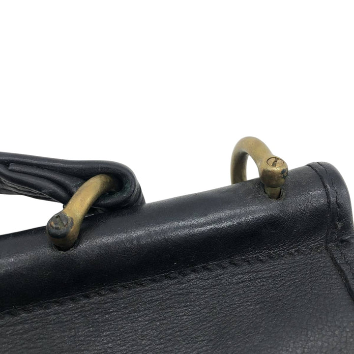 90'S Coach OLD COACH 2-WAY Shoulder Bag, Made in USA, Vintage genuine leather black type Vintage Second Hand