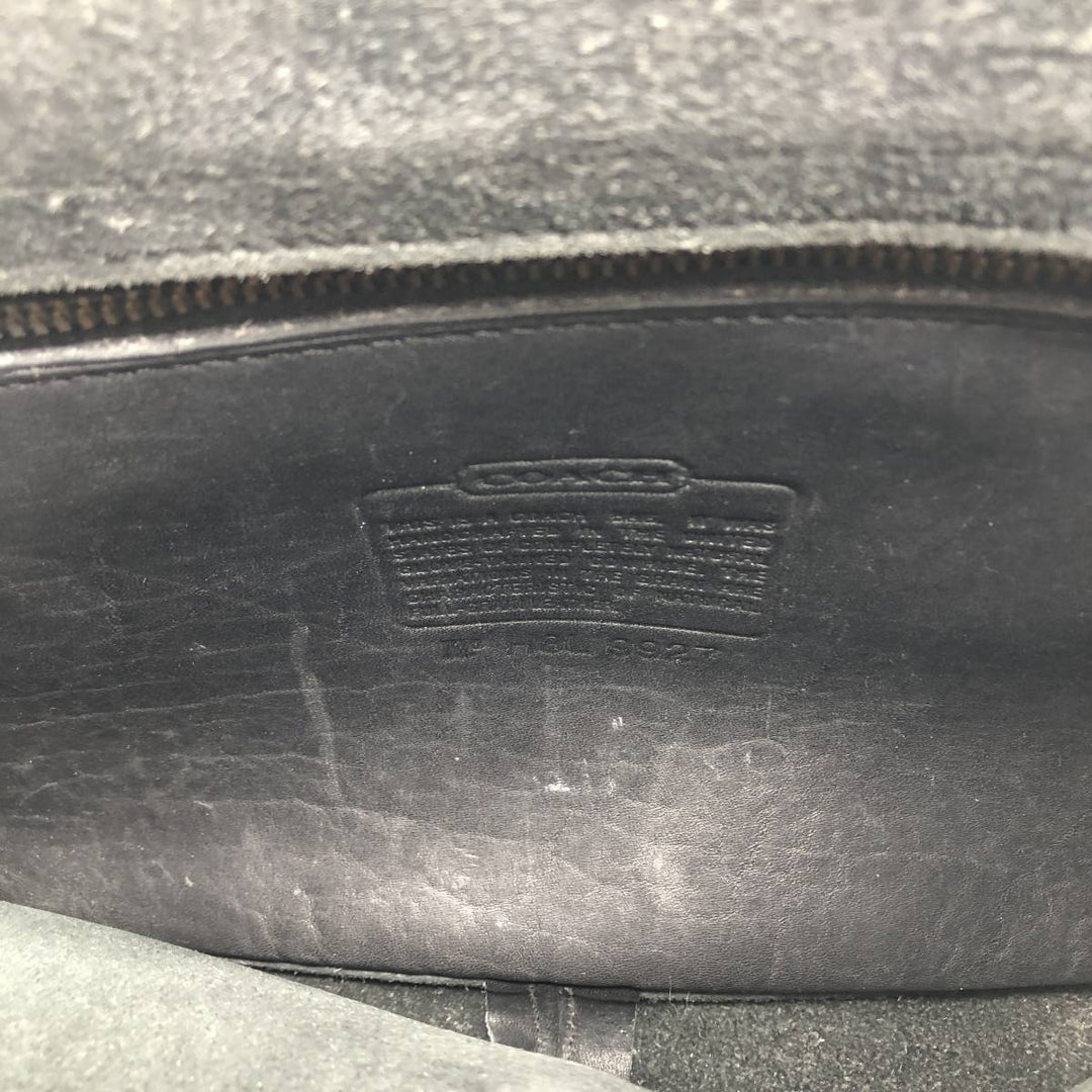 90'S Coach OLD COACH 2-WAY Shoulder Bag, Made in USA, Vintage genuine leather black type Vintage Second Hand