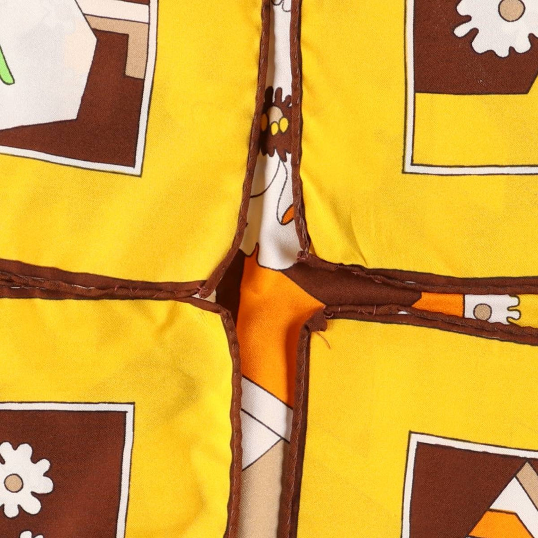 allover scarf unclear yellow type Vintage Second Hand