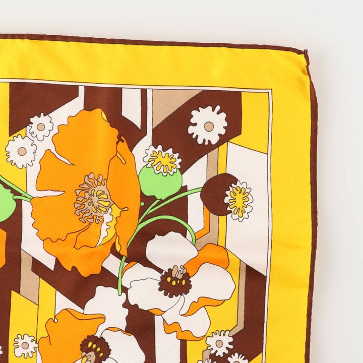 allover scarf unclear yellow type Vintage Second Hand