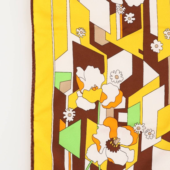 allover scarf unclear yellow type Vintage Second Hand