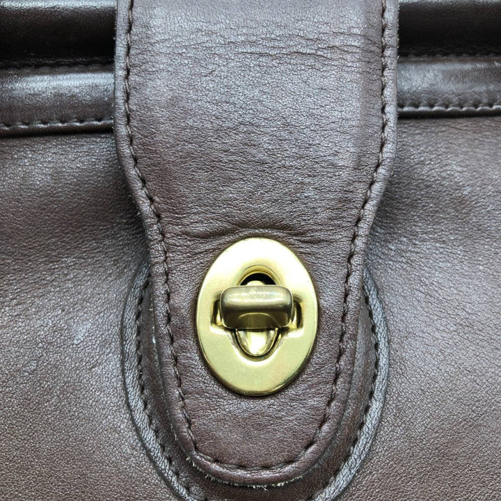 90'S Coach Old Coach Tote Bag Vintage genuine leather brown type Vintage Second Hand