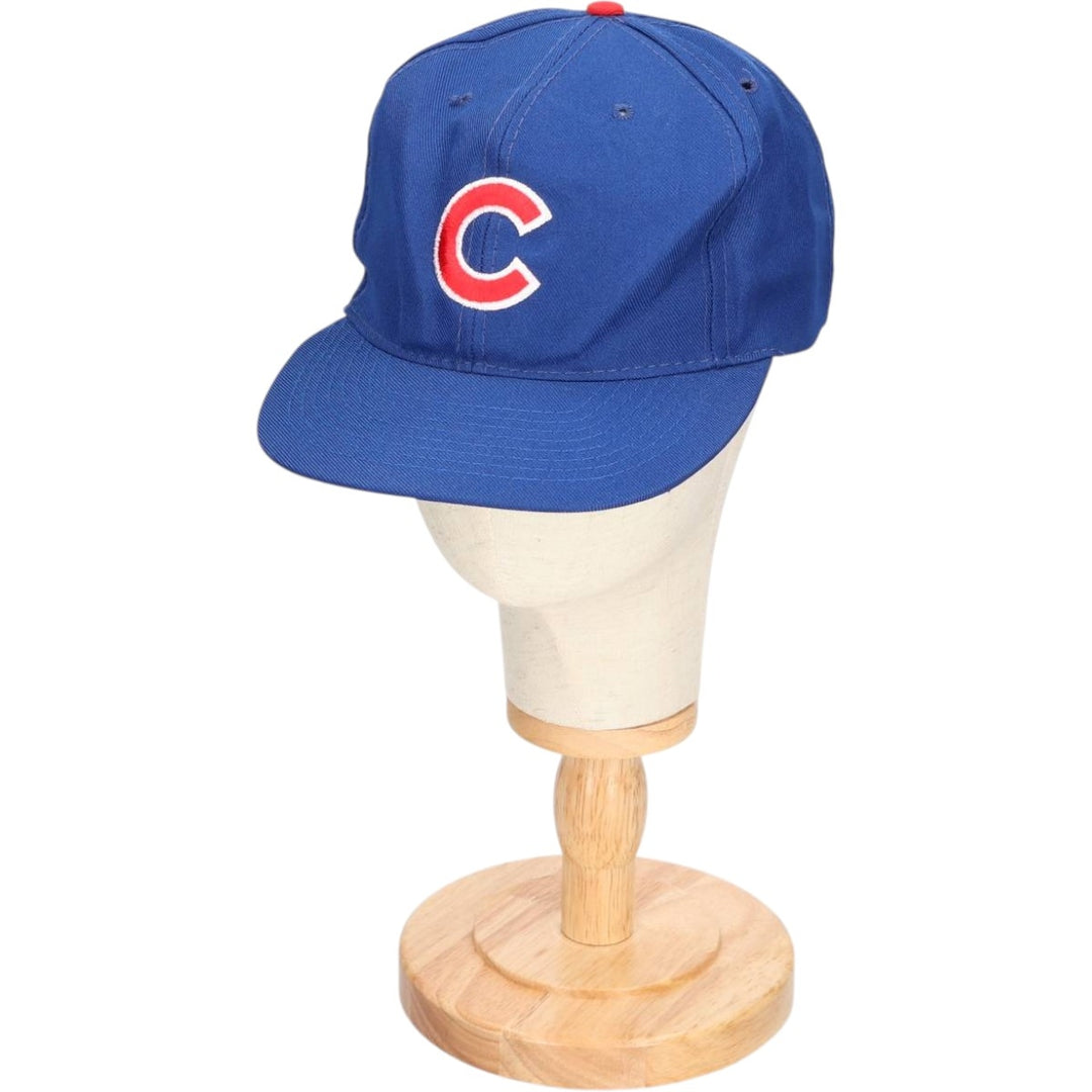 AMERICAN NEEDLE MLB CHICAGO CUBS Baseball Cap, One Size Fits Most polyester blue type Vintage Second Hand