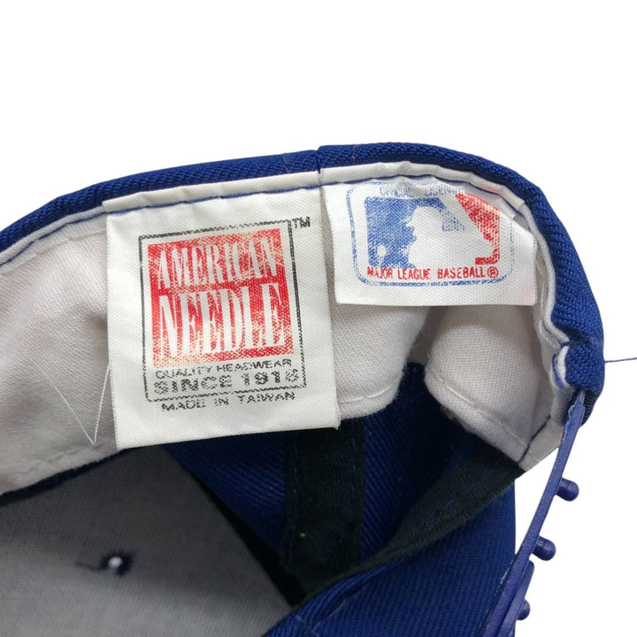 AMERICAN NEEDLE MLB CHICAGO CUBS Baseball Cap, One Size Fits Most polyester blue type Vintage Second Hand