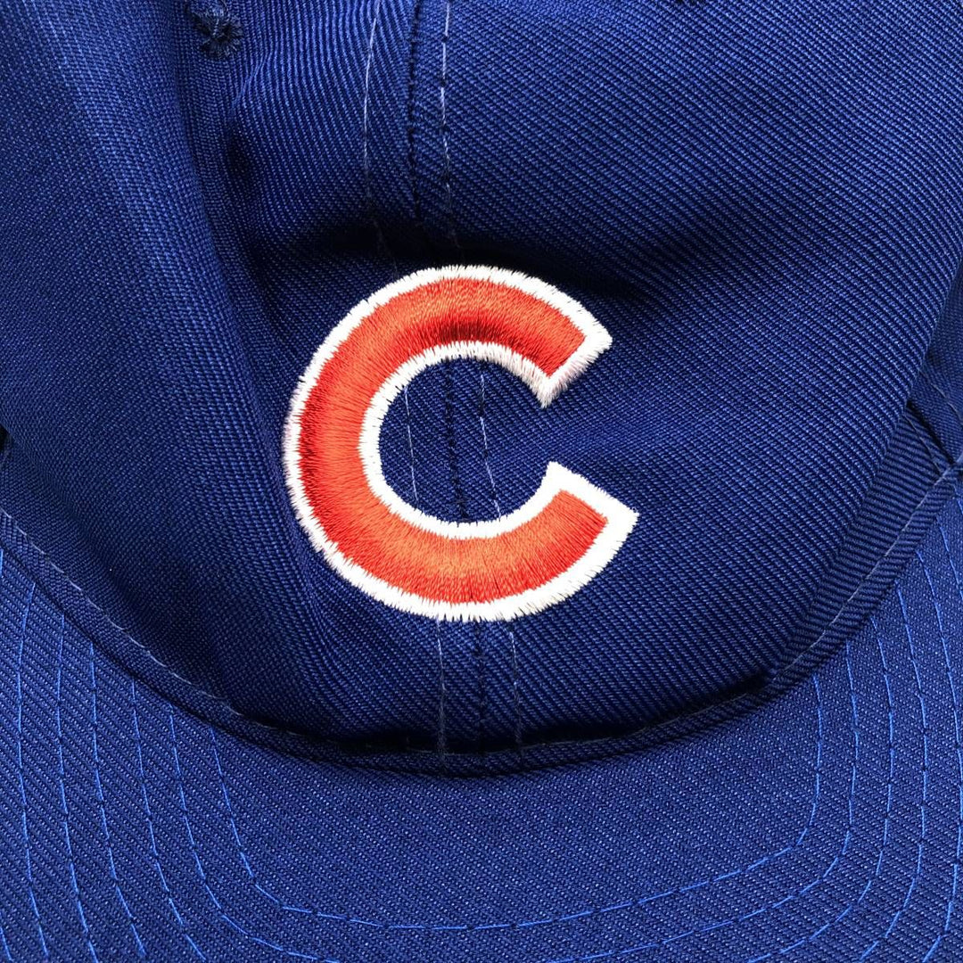 AMERICAN NEEDLE MLB CHICAGO CUBS Baseball Cap, One Size Fits Most polyester blue type Vintage Second Hand
