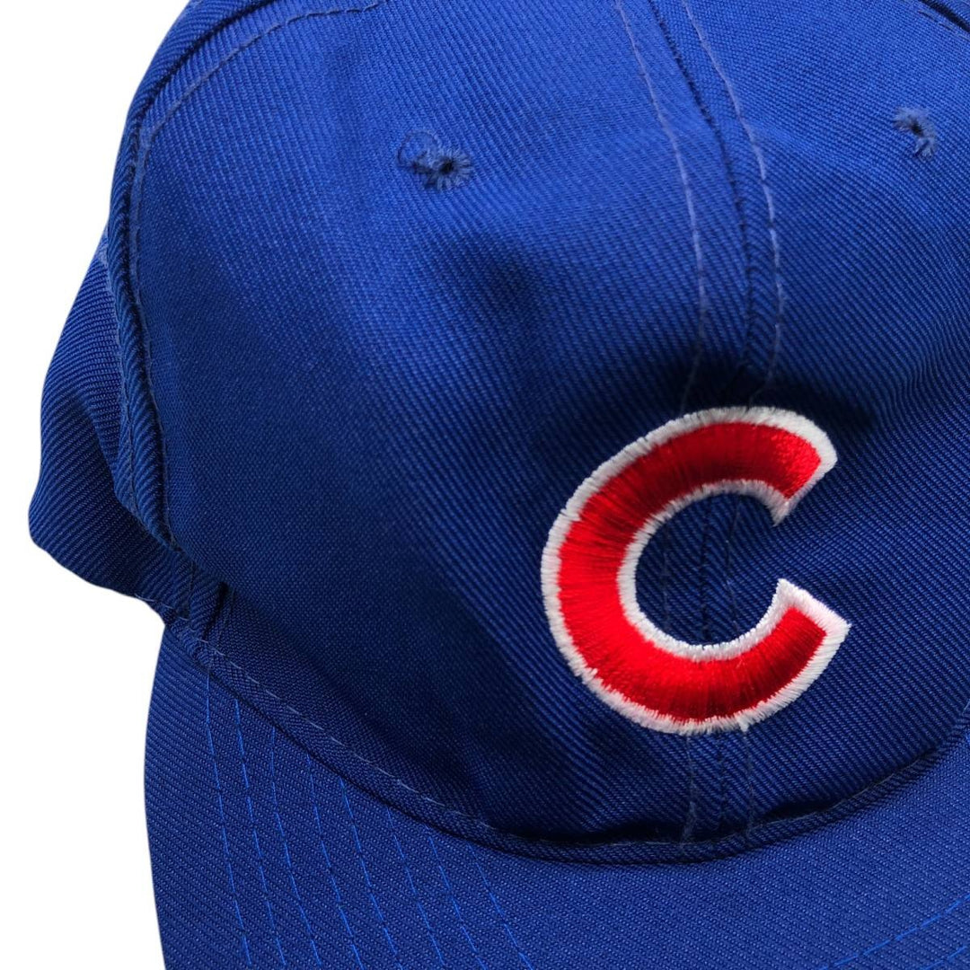 AMERICAN NEEDLE MLB CHICAGO CUBS Baseball Cap, One Size Fits Most polyester blue type Vintage Second Hand